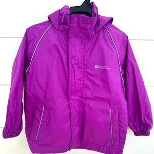 Mountain Warehouse purple windbreaker kids size 5-6